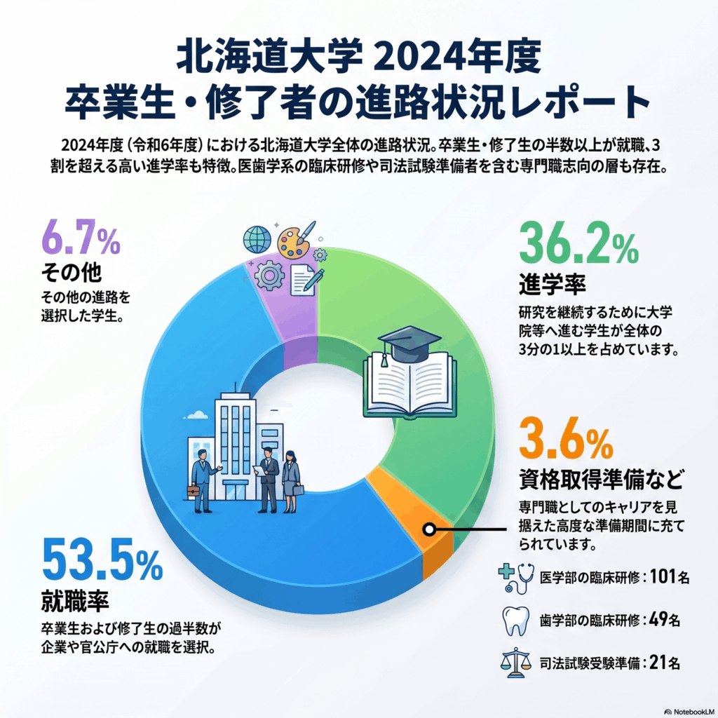 北海道大学の就職事情の全体像