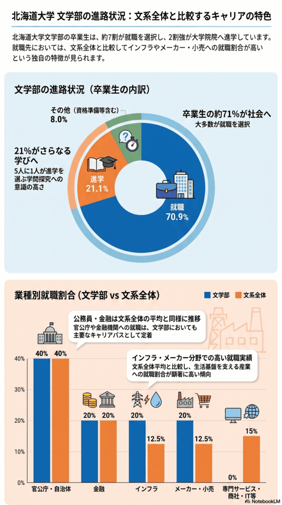 文学部生の進路