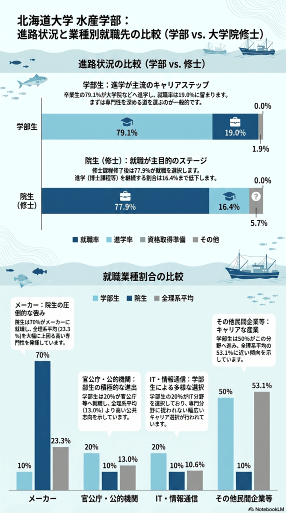 水産学部生の進路