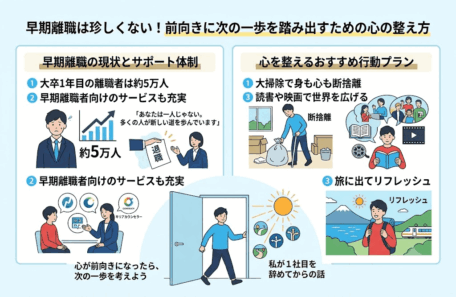 新卒で会社を辞めて人生終わりだと思う人への専門家からのメッセージ