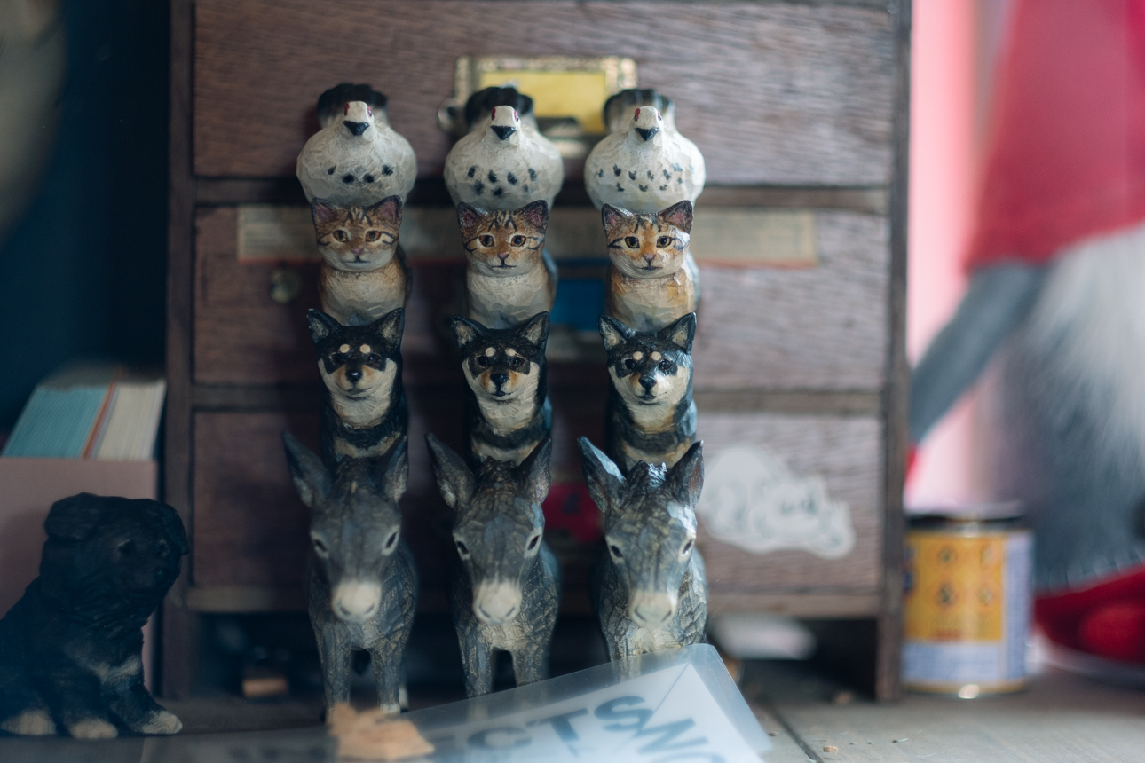 はしもとみおさんの彫刻作品